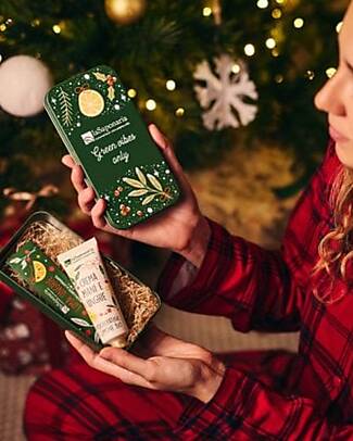 La Saponaria Cofanetto Bosco d'Inverno - Crema Mani Fitocheratina e Limone + Limetta Unghie Creme e Olii