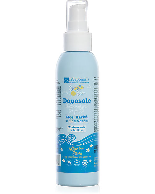 La Saponaria Crema Balsamo Doposole - Ricca di Oli e Burri Pregiati - 150ml Solari