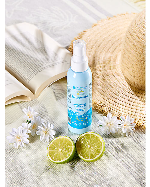 La Saponaria Crema Balsamo Doposole - Ricca di Oli e Burri Pregiati - 150ml Solari