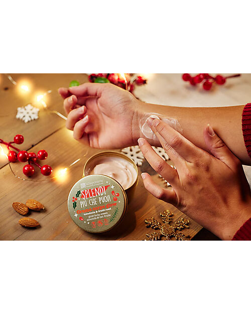 La Saponaria Crema Corpo Effetto Glow - Mandorle & Frutti Rossi - Formato Travel Size Creme e Olii