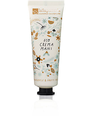 La Saponaria Crema Mani - Mandorle e Frutti Rossi - 40 ml Creme ed Olii Baby