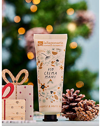 La Saponaria Crema Mani - Mandorle e Frutti Rossi - 40 ml Creme ed Olii Baby