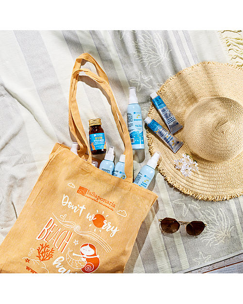 La Saponaria Crema Solare SPF50 - Travel Size - 40ml - 100% Filtri Minerali Solari