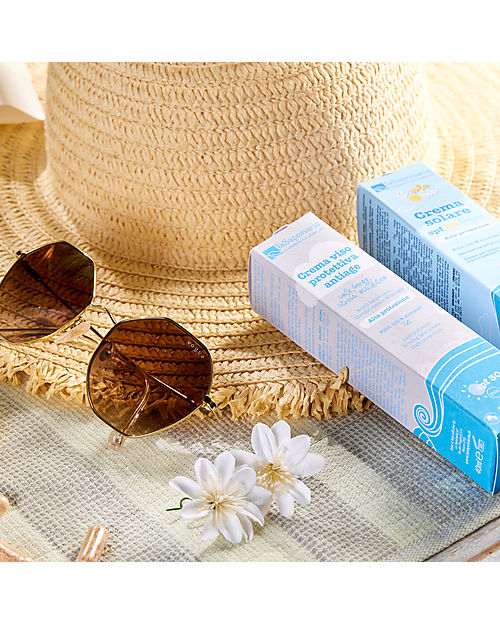 La Saponaria Crema Viso Antiage SPF30 - 40ml - con Acido Ialuronico - 100% Filtri Minerali Creme Viso