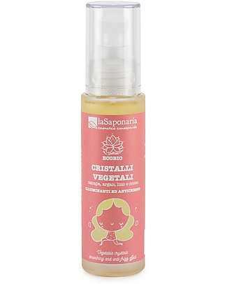 La Saponaria Cristalli Vegetali, 50 ml - Effetto illuminante, disciplinante e anti-crespo Cura dei Capelli
