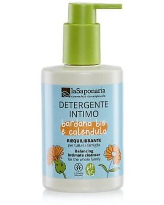 La Saponaria Detergente Intimo Riequilibrante - Bardana e Calendula - 250 ml Igiene Intima