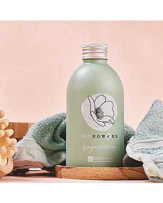 La Saponaria Dispenser in Alluminio per Eco Powder Bagnodoccia - Basta Plastica! Bagno Doccia Shampoo