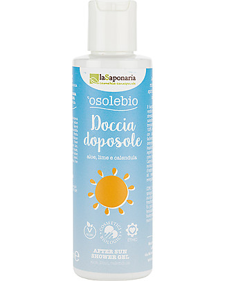 La Saponaria Doccia Doposole Amica del Mare, 150 ml - 100% Naturale Bagno Doccia Shampoo