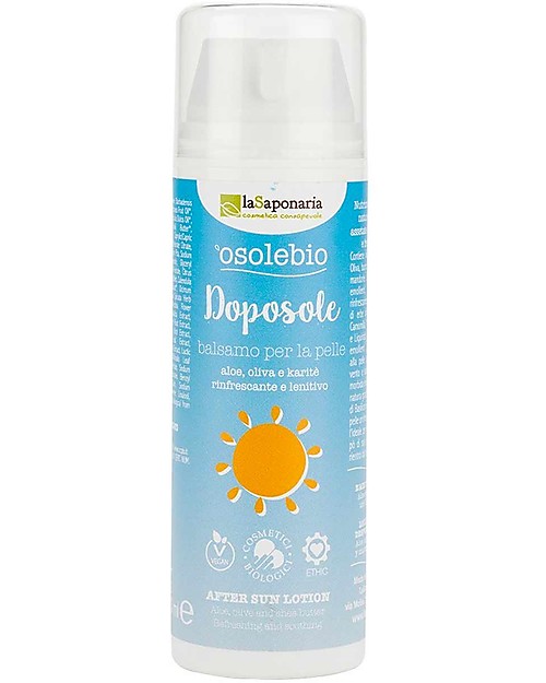 La Saponaria Doposole Balsamo per la Pelle, 150 ml - Nutrimento e freschezza 100% naturali! Creme e Olii