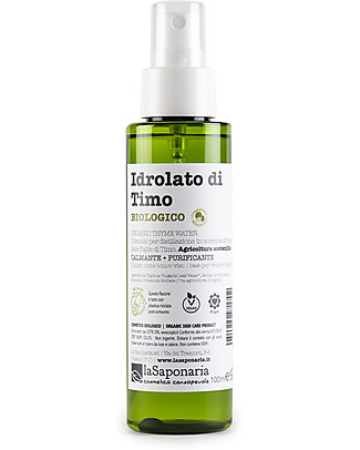 La Saponaria Idrolato di Timo Bio - 100 ml - Calma le Irritazioni Viso