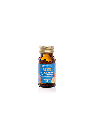 La Saponaria Integratore Alimentare Sun Vitamin - Vitamina C-E e B2 - 30cp - Contro Eritemi e Scottature Pappe