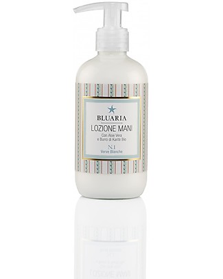 La Saponaria Lozione Mani Bluaria, 250 ml - Pelle morbida e vellutata Creme e Olii