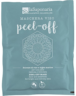 La Saponaria Maschera Viso Peel-Off, 30 gr - Per tutti i tipi di Pelle Viso