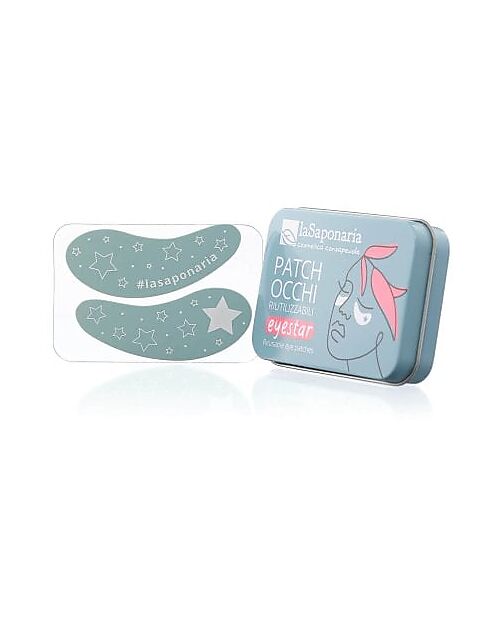La Saponaria Patch Occhi Riutilizzabili Eyestar - In Silicone Maschere Viso