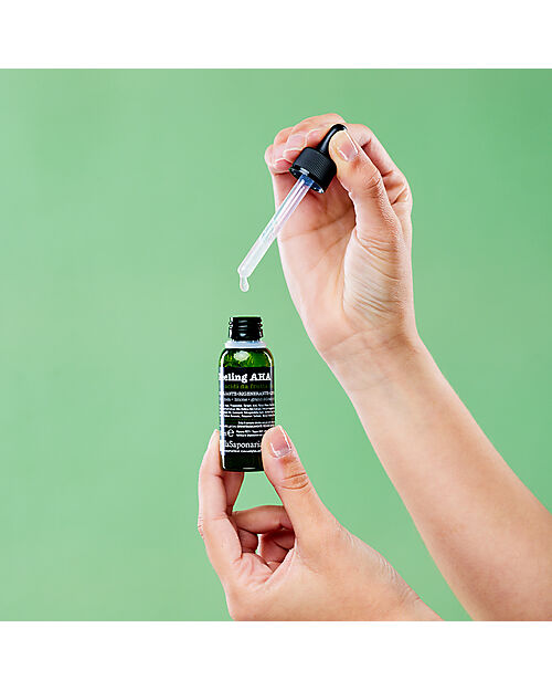 La Saponaria Peeling AHA - con Acidi da Frutta Italiana - Azione Esfoliante Rigenerante e Levigante Creme Viso