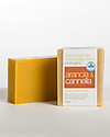 La Saponaria Sapone all'Olio Extravergine d'Oliva - Arancia e Cannella, 100 gr - Con Vitamina E Bagno Doccia Shampoo