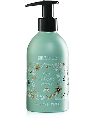 La Saponaria Sapone Mani - Mandorle e Frutti Rossi - 200 ml Bagno Doccia Shampoo