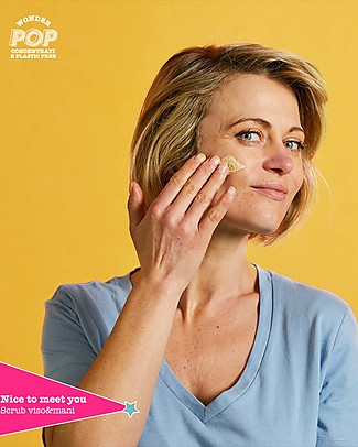 La Saponaria Scrub Mousse Viso e Mani Concentrato - Rosa Canina Rusco e Acqua di Mirtillo Viso