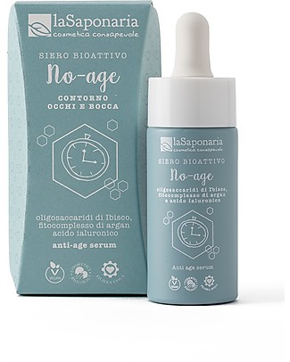 La Saponaria Siero Bioattivo no-Age, 15 ml - Attenua le Rughe Viso