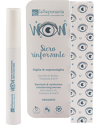 La Saponaria Siero Rinforzante Ciglia&Sopracciglia - 10 ml - Scovolino incluso! Viso
