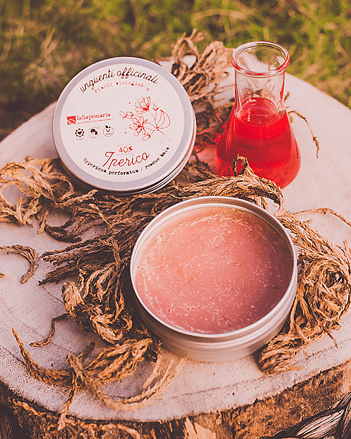 La Saponaria Unguento all'Iperico - 50 ml - Lenitivo ed Emolliente Creme e Olii