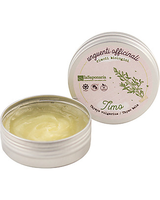 La Saponaria Unguento Balsamico al Timo - 50 ml - Calmante Creme ed Olii Baby