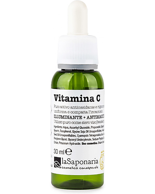 La Saponaria Vitamina C ad Azione Illuminante + Antimacchie - 30ml Creme Viso