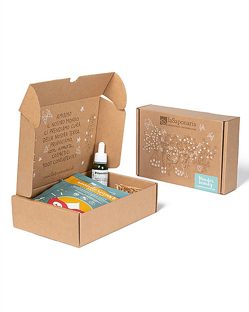 La Saponaria Wonder Beauty - Cofanetto Viso Anti-age: Fitoretinolo + Maschera Creme Viso