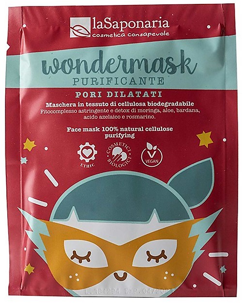 La Saponaria WonderMask - Maschera in Tessuto Purificante Maschere Viso