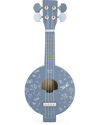 Label Label Banjo in Legno - Blu - Certificazione FSC Strumenti Musicali