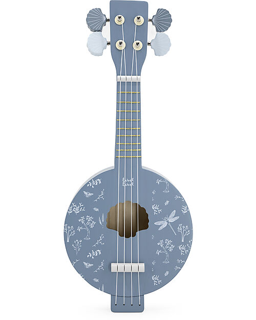 Label Label Banjo in Legno FSC - Blu - 12 + m Strumenti Musicali