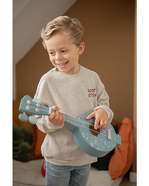 Label Label Banjo in Legno FSC - Blu - 12 + m Strumenti Musicali