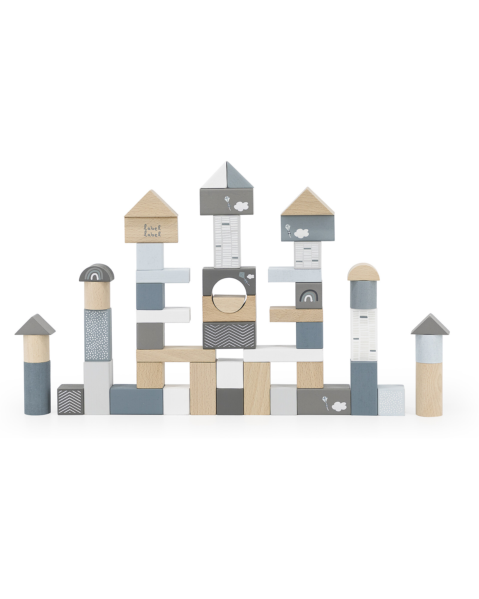 Grucce Bambini In Legno - Set 10 Pezzi, Bianche E Eco-Friendly - Foto 11