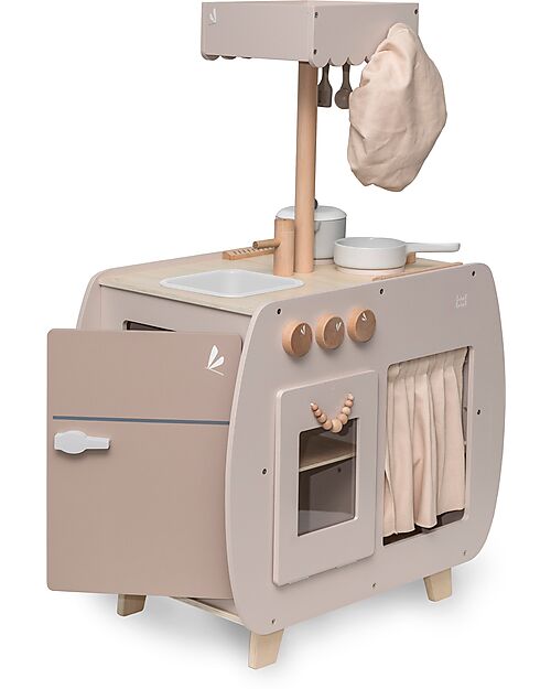 Label Label Cucina Bistro Giocattolo in Legno FSC - Beige - 12+ m Cucine Giocattolo