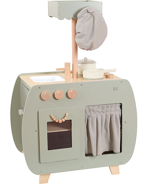 Label Label Cucina Bistro Giocattolo in Legno FSC - Oliva - 12+ m Cucine Giocattolo