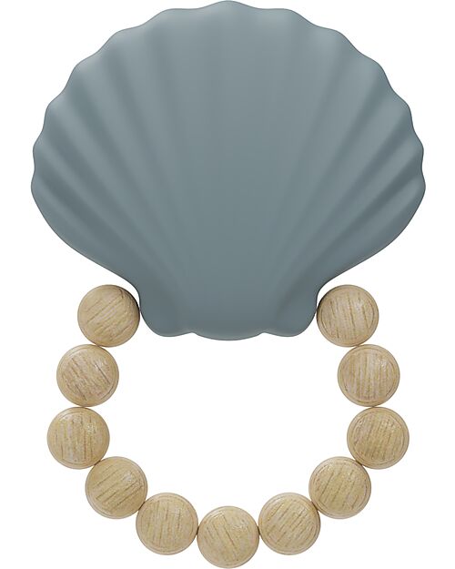 Label Label Massaggiagengive Conchiglia - Blu - Silicone Massaggiagengive