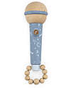 Label Label Microfono in Legno - Blu - Certificazione FSC Strumenti Musicali