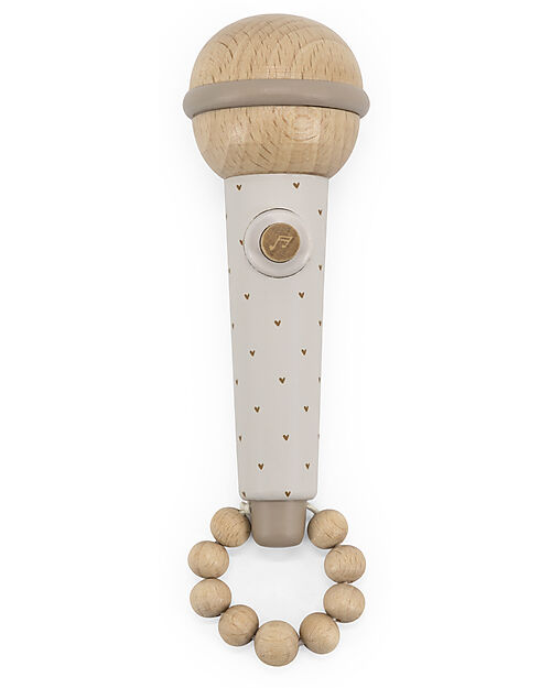 Label Label Microfono in Legno - Nougat - Certificazione FSC Strumenti Musicali