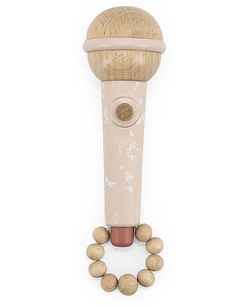 Label Label Microfono in Legno - Rosa - Certificazione FSC Strumenti Musicali