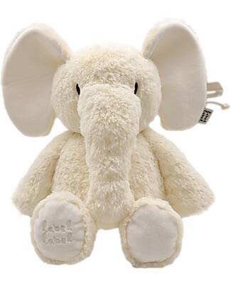 Label Label Peluche Elly L'Elefante - Avorio - Grande - 34 cm Peluche