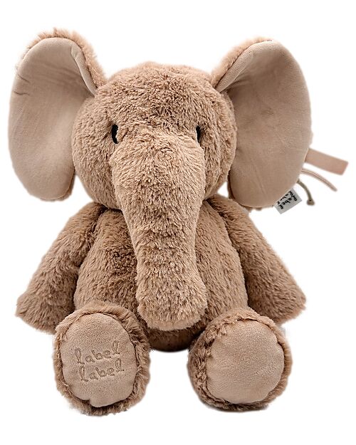 Label Label Peluche Elly L'Elefante - Nocciola - Grande - 34 cm Peluche