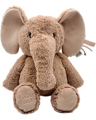 Label Label Peluche Elly L'Elefante - Nocciola - Grande - 34 cm Peluche