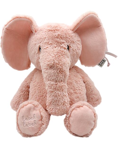 Label Label Peluche Elly L'Elefante - Rosa - Grande - 34 cm Peluche