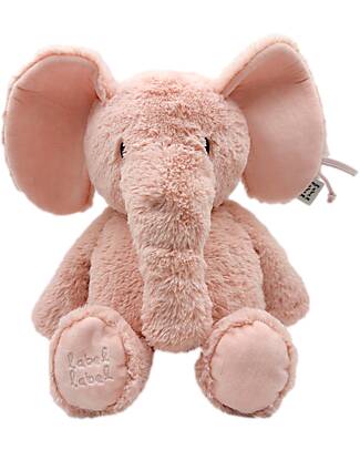 Label Label Peluche Elly L'Elefante - Rosa - Grande - 34 cm Peluche