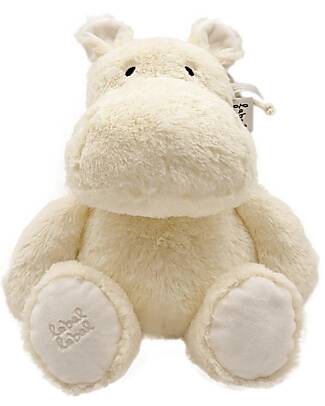 Label Label Peluche Harvey L'Ippopotamo - Avorio - Medio - 26 cm Peluche