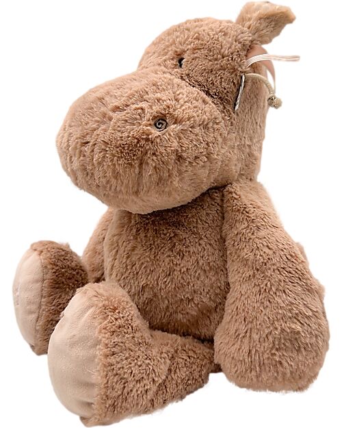 Label Label Peluche Harvey L'Ippopotamo - Nocciola - Grande - 34 cm Peluche