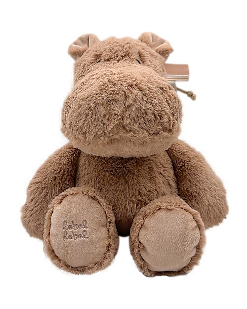 Label Label Peluche Harvey L'Ippopotamo - Nocciola - Medio - 26 cm Peluche