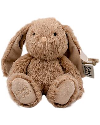 Label Label Peluche Rosa il Coniglio - Nocciola - Piccolo - 15 cm - 0+ Peluche