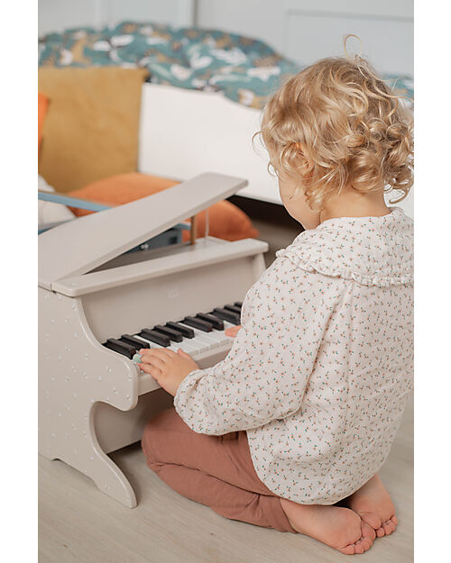 Label Label Pianoforte in Legno FSC - Nougat - 12+ Strumenti Musicali