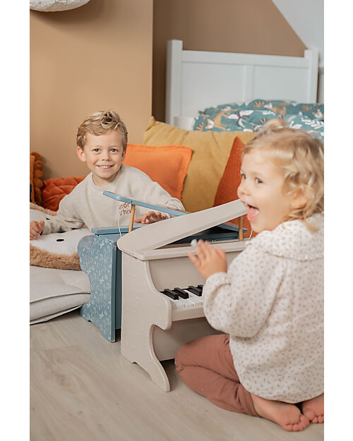 Label Label Pianoforte in Legno FSC - Nougat - 12+ Strumenti Musicali